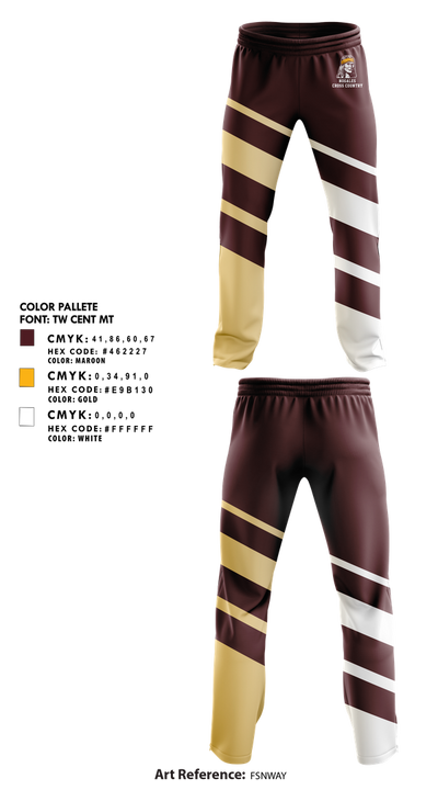 Nogales High School Cross Country 94430638 Sweatpants - 1