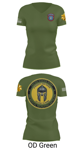 Womens Short Sleeve Vneck Shirt, USAREC, , Teamtime, Team time, sublimation, custom sports apparel, team uniforms, spirit wear, spiritwear, sports uniforms, custom shirts, team store, custom team store, fundraiser sports, apparel fundraiser
