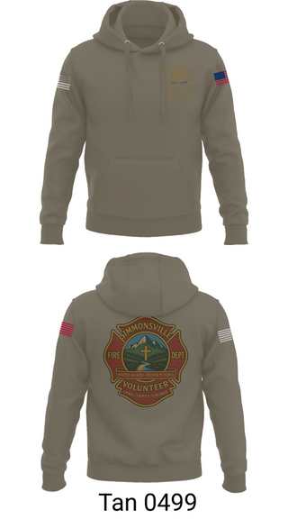 Hoodie, Simmonsville VFD, , Teamtime, Team time, sublimation, custom sports apparel, team uniforms, spirit wear, spiritwear, sports uniforms, custom shirts, team store, custom team store, fundraiser sports, apparel fundraiser