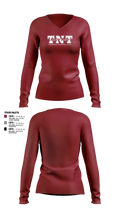 TNT Women's Long Sleeve V-neck Shirt - 3