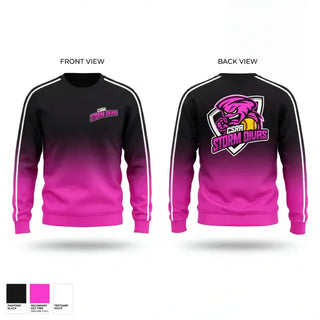 Crew Neck Sweatshirt, CSRA storm divas, Softball, Teamtime, Team time, sublimation, custom sports apparel, team uniforms, spirit wear, spiritwear, sports uniforms, custom shirts, team store, custom team store, fundraiser sports, apparel fundraiser