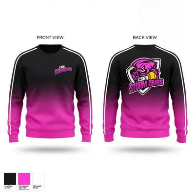 CSRA storm divas 6401032 Crew Neck Sweatshirt - 1