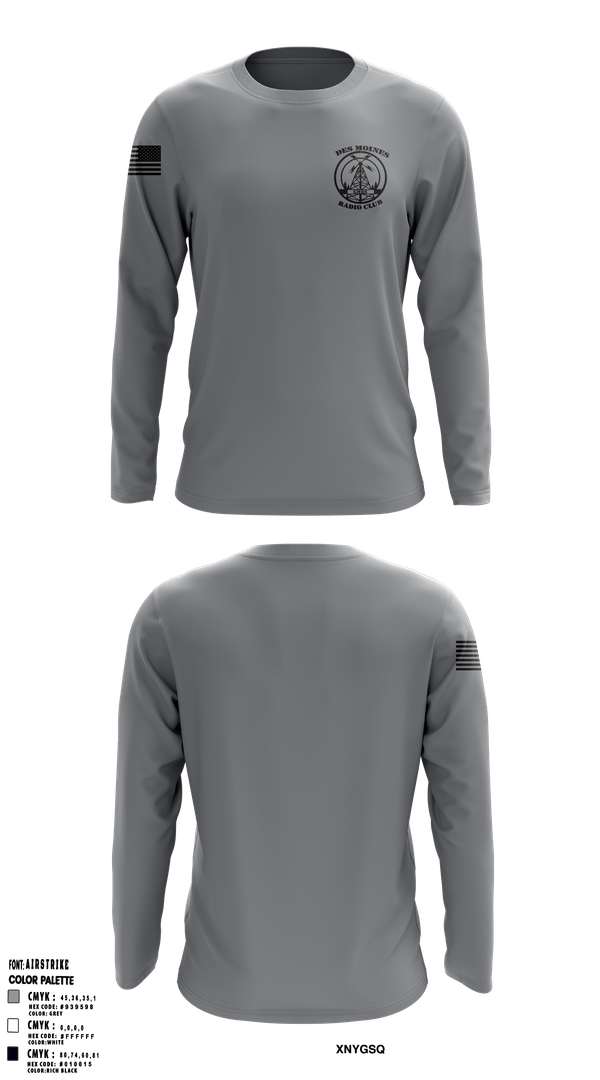 Long Sleeve Performance Shirt, Des Moines GMRS Radio Club, , Teamtime, Team time, sublimation, custom sports apparel, team uniforms, spirit wear, spiritwear, sports uniforms, custom shirts, team store, custom team store, fundraiser sports, apparel fundraiser