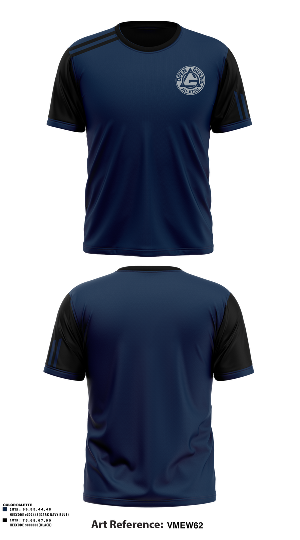 Short Sleeve Performance Shirt, Open Guard BJJ, Wrestling, Teamtime, Team time, sublimation, custom sports apparel, team uniforms, spirit wear, spiritwear, sports uniforms, custom shirts, team store, custom team store, fundraiser sports, apparel fundraiser