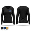 Bibb County BOE Police Department Women's Long Sleeve V-neck Shirt - 1
