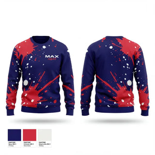 Crew Neck Sweatshirt, MAX Fastpitch, Softball, Teamtime, Team time, sublimation, custom sports apparel, team uniforms, spirit wear, spiritwear, sports uniforms, custom shirts, team store, custom team store, fundraiser sports, apparel fundraiser