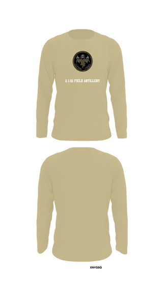 Long Sleeve Performance Shirt, A 1/111 Field Artillery, , Teamtime, Team time, sublimation, custom sports apparel, team uniforms, spirit wear, spiritwear, sports uniforms, custom shirts, team store, custom team store, fundraiser sports, apparel fundraiser