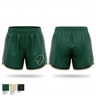 Womens Shorts, Jacksonville Athletic Academy College Moccasins, , Teamtime, Team time, sublimation, custom sports apparel, team uniforms, spirit wear, spiritwear, sports uniforms, custom shirts, team store, custom team store, fundraiser sports, apparel fundraiser