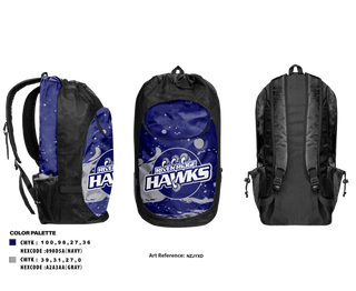 Gear Bag, Hawks, , Teamtime, Team time, sublimation, custom sports apparel, team uniforms, spirit wear, spiritwear, sports uniforms, custom shirts, team store, custom team store, fundraiser sports, apparel fundraiser