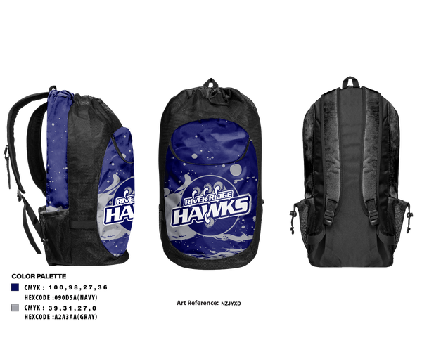 Gear Bag, Hawks, , Teamtime, Team time, sublimation, custom sports apparel, team uniforms, spirit wear, spiritwear, sports uniforms, custom shirts, team store, custom team store, fundraiser sports, apparel fundraiser