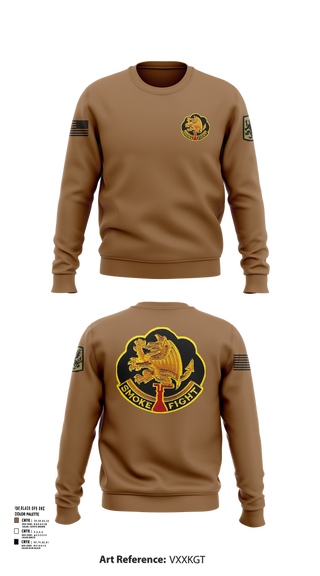 Crew Neck Sweatshirt, 490th CBRN battalion, , Teamtime, Team time, sublimation, custom sports apparel, team uniforms, spirit wear, spiritwear, sports uniforms, custom shirts, team store, custom team store, fundraiser sports, apparel fundraiser
