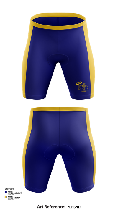 Notre Dame High School Wrestling 32080652 Men's Compression Shorts - 1