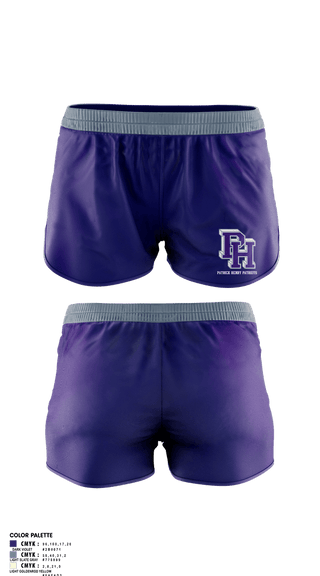 Track Shorts, Patrick Henry Patriots, Track & Field, Teamtime, Team time, sublimation, custom sports apparel, team uniforms, spirit wear, spiritwear, sports uniforms, custom shirts, team store, custom team store, fundraiser sports, apparel fundraiser