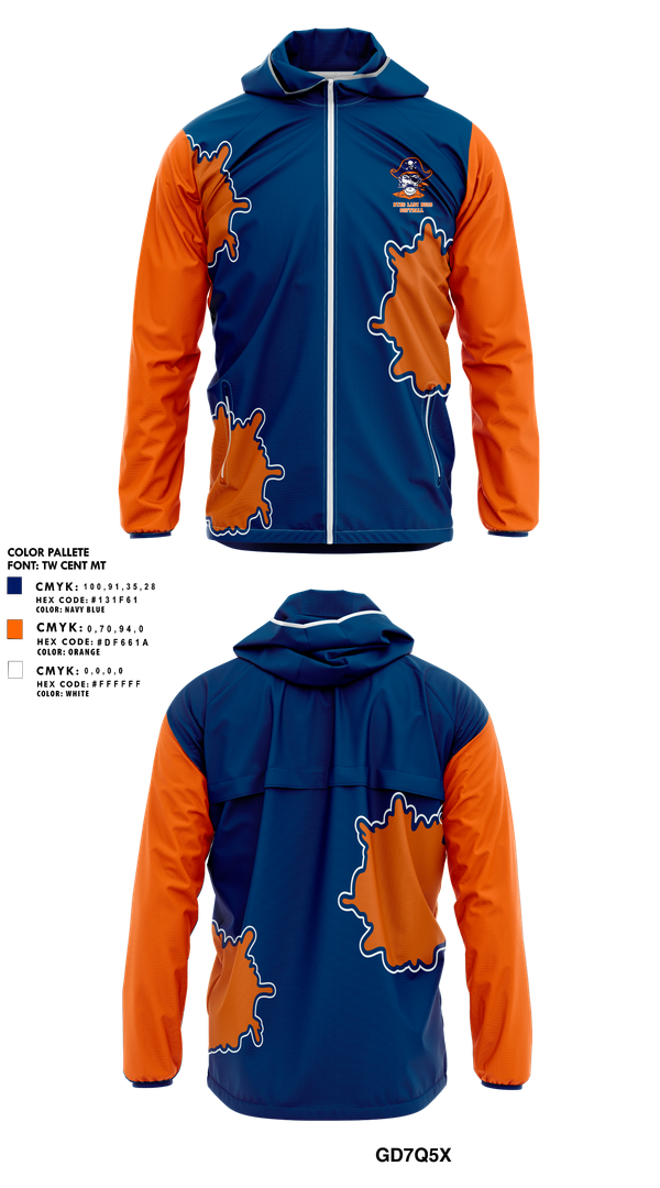 Windbreaker, BYHS Lady Bucs Softball, Softball, Teamtime, Team time, sublimation, custom sports apparel, team uniforms, spirit wear, spiritwear, sports uniforms, custom shirts, team store, custom team store, fundraiser sports, apparel fundraiser