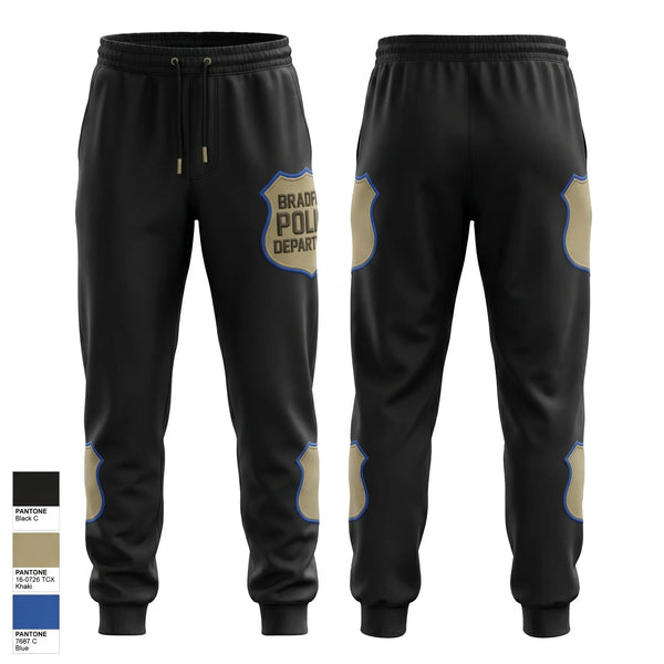 Sweatpants, Bradford police department, Police, Teamtime, Team time, sublimation, custom sports apparel, team uniforms, spirit wear, spiritwear, sports uniforms, custom shirts, team store, custom team store, fundraiser sports, apparel fundraiser
