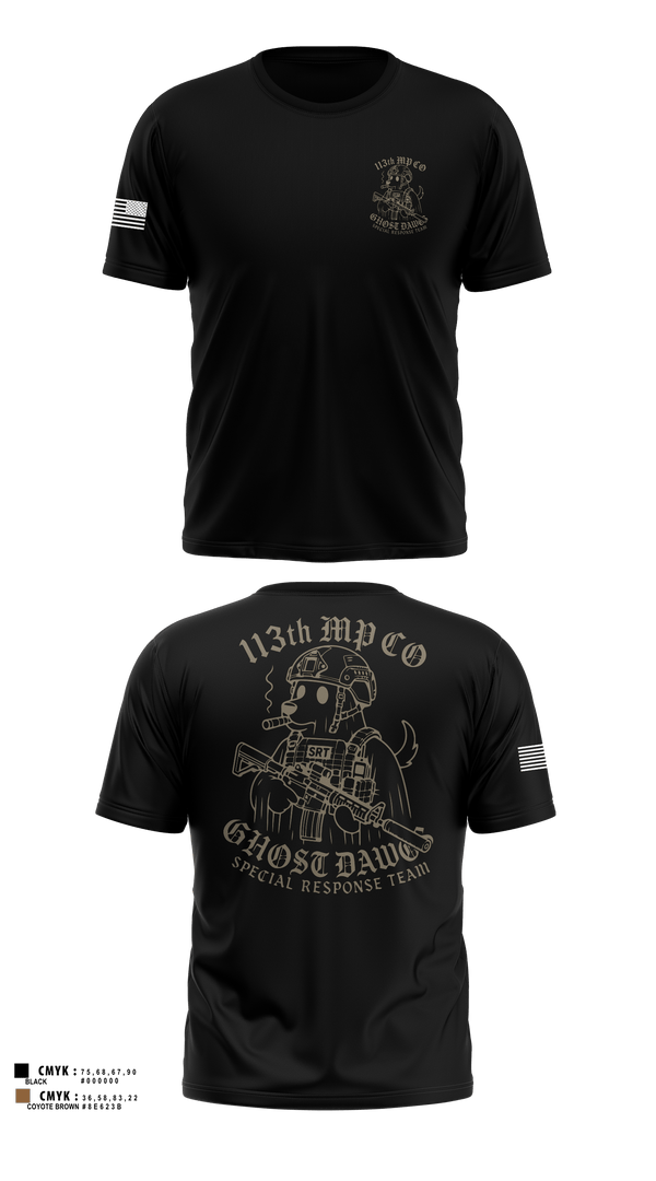 Old School Cotton Feel Shirt, 113th MP CO, Army, Teamtime, Team time, sublimation, custom sports apparel, team uniforms, spirit wear, spiritwear, sports uniforms, custom shirts, team store, custom team store, fundraiser sports, apparel fundraiser