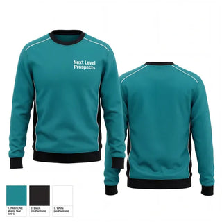 Crew Neck Sweatshirt, Next Level Prospects, Baseball, Teamtime, Team time, sublimation, custom sports apparel, team uniforms, spirit wear, spiritwear, sports uniforms, custom shirts, team store, custom team store, fundraiser sports, apparel fundraiser