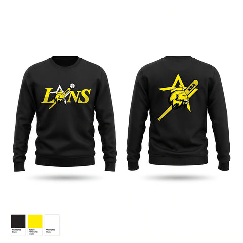 Crew Neck Sweatshirt, KBALIONS, Baseball, Teamtime, Team time, sublimation, custom sports apparel, team uniforms, spirit wear, spiritwear, sports uniforms, custom shirts, team store, custom team store, fundraiser sports, apparel fundraiser