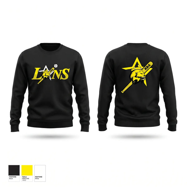 Crew Neck Sweatshirt, KBALIONS, Baseball, Teamtime, Team time, sublimation, custom sports apparel, team uniforms, spirit wear, spiritwear, sports uniforms, custom shirts, team store, custom team store, fundraiser sports, apparel fundraiser