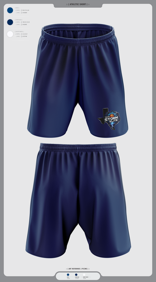 Athletic Shorts With Pockets, Texas Storm, Men's Basketball, Teamtime, Team time, sublimation, custom sports apparel, team uniforms, spirit wear, spiritwear, sports uniforms, custom shirts, team store, custom team store, fundraiser sports, apparel fundraiser