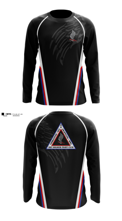 Attack Company 3625121 Long Sleeve Rash Guard Shirt - 2