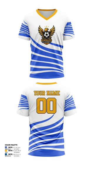 Mens Soccer Jersey, Eagles Academy SC, Men's Soccer, Teamtime, Team time, sublimation, custom sports apparel, team uniforms, spirit wear, spiritwear, sports uniforms, custom shirts, team store, custom team store, fundraiser sports, apparel fundraiser