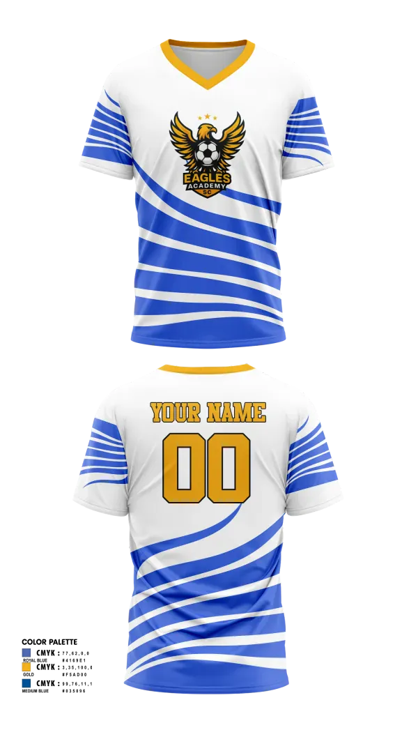 Mens Soccer Jersey, Eagles Academy SC, Men's Soccer, Teamtime, Team time, sublimation, custom sports apparel, team uniforms, spirit wear, spiritwear, sports uniforms, custom shirts, team store, custom team store, fundraiser sports, apparel fundraiser
