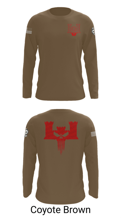 B co 334th BEB 63432042 Long Sleeve Performance Shirt 6