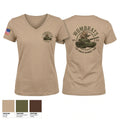 3-69 AR, 1ABCT, 3ID 89006897 Women's Short Sleeve V-neck Shirt - 1