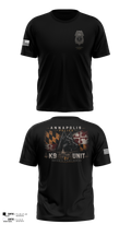 Annapolis Police K9 Unit 81380141 Old School Cotton Feel Shirt - 101