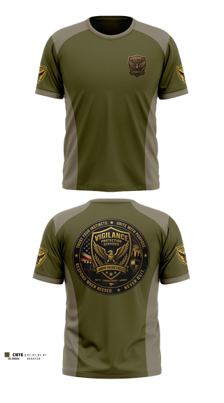 Short Sleeve Performance Shirt, Vigilance Protection Services, , Teamtime, Team time, sublimation, custom sports apparel, team uniforms, spirit wear, spiritwear, sports uniforms, custom shirts, team store, custom team store, fundraiser sports, apparel fundraiser