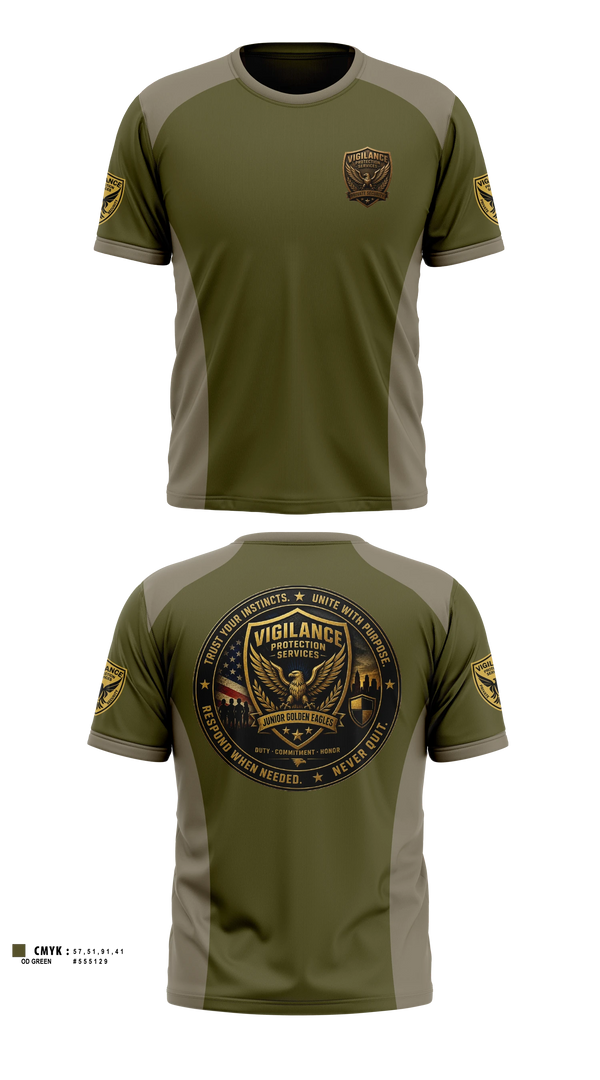 Short Sleeve Performance Shirt, Vigilance Protection Services, , Teamtime, Team time, sublimation, custom sports apparel, team uniforms, spirit wear, spiritwear, sports uniforms, custom shirts, team store, custom team store, fundraiser sports, apparel fundraiser