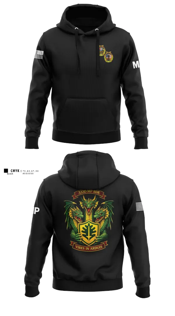 Hoodie, 333D MP BDE, Army, Teamtime, Team time, sublimation, custom sports apparel, team uniforms, spirit wear, spiritwear, sports uniforms, custom shirts, team store, custom team store, fundraiser sports, apparel fundraiser