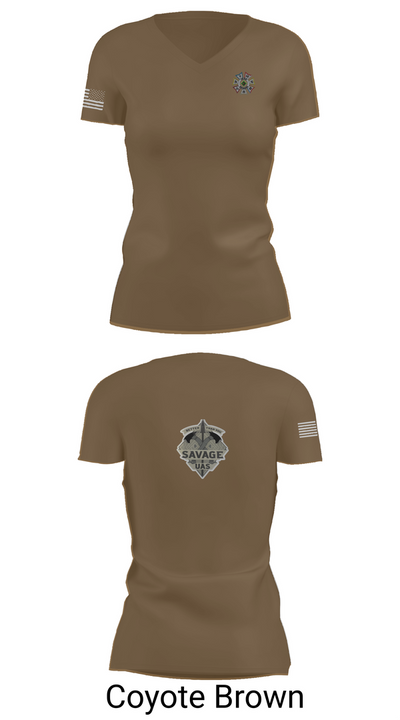 4-10 CAV 3 ABCT 4 ID 79547032 Women's Short Sleeve V-neck Shirt - 8