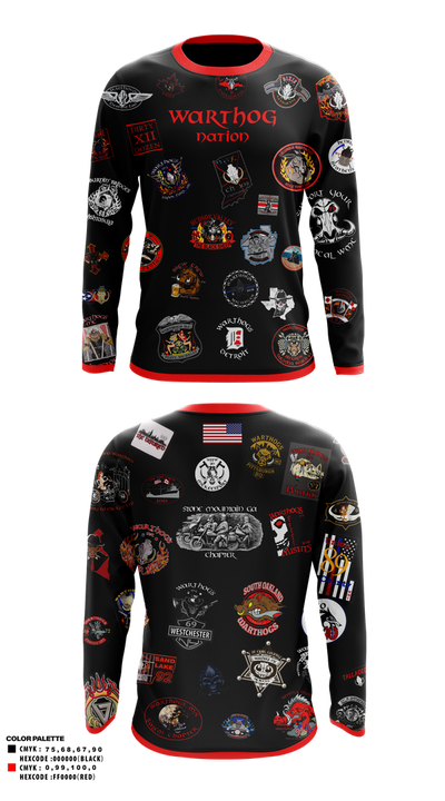 Warthogs 69341632 Long Sleeve Performance Shirt 2