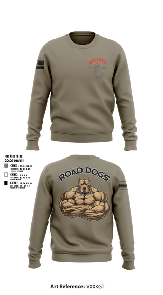 Crew Neck Sweatshirt, Road Dogs, Police, Teamtime, Team time, sublimation, custom sports apparel, team uniforms, spirit wear, spiritwear, sports uniforms, custom shirts, team store, custom team store, fundraiser sports, apparel fundraiser