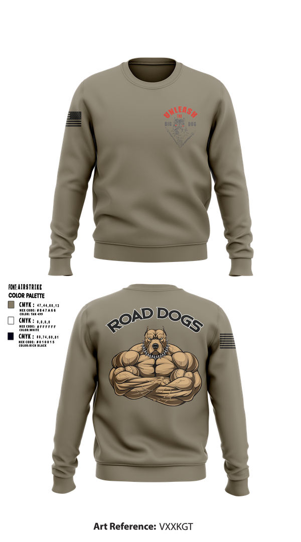 Crew Neck Sweatshirt, Road Dogs, Police, Teamtime, Team time, sublimation, custom sports apparel, team uniforms, spirit wear, spiritwear, sports uniforms, custom shirts, team store, custom team store, fundraiser sports, apparel fundraiser