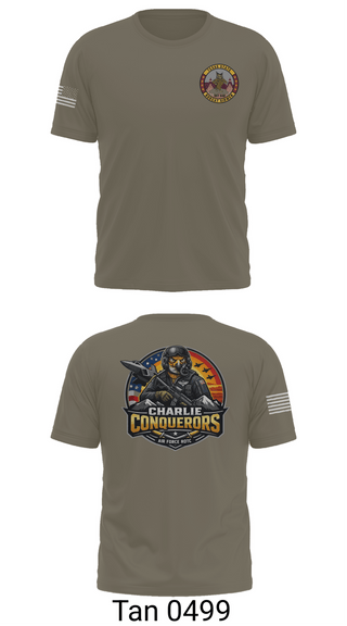 Old School Cotton Feel Shirt, Charlie conquerors, Air Force, Teamtime, Team time, sublimation, custom sports apparel, team uniforms, spirit wear, spiritwear, sports uniforms, custom shirts, team store, custom team store, fundraiser sports, apparel fundraiser