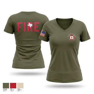 Womens Short Sleeve Vneck Shirt, Joy VFD, Fire Department, Teamtime, Team time, sublimation, custom sports apparel, team uniforms, spirit wear, spiritwear, sports uniforms, custom shirts, team store, custom team store, fundraiser sports, apparel fundraiser