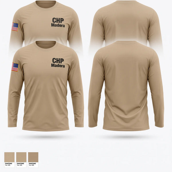 Long Sleeve Performance Shirt, CHP Madera, Police, Teamtime, Team time, sublimation, custom sports apparel, team uniforms, spirit wear, spiritwear, sports uniforms, custom shirts, team store, custom team store, fundraiser sports, apparel fundraiser