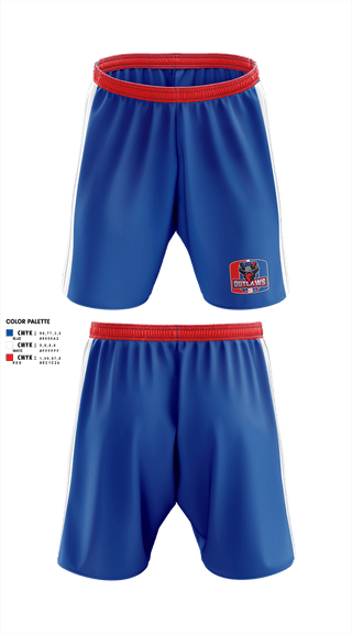 Athletic Shorts With Pockets, Indiana Outlaws, Baseball, Teamtime, Team time, sublimation, custom sports apparel, team uniforms, spirit wear, spiritwear, sports uniforms, custom shirts, team store, custom team store, fundraiser sports, apparel fundraiser