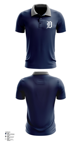 Short Sleeve Performance Polo, Tigers, Baseball, Teamtime, Team time, sublimation, custom sports apparel, team uniforms, spirit wear, spiritwear, sports uniforms, custom shirts, team store, custom team store, fundraiser sports, apparel fundraiser