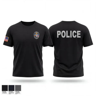 Old School Cotton Feel Shirt, Winslow Police Department, Police, Teamtime, Team time, sublimation, custom sports apparel, team uniforms, spirit wear, spiritwear, sports uniforms, custom shirts, team store, custom team store, fundraiser sports, apparel fundraiser