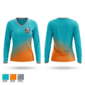 Sharks Elite 7856135 Women's Long Sleeve V-neck Shirt - 1