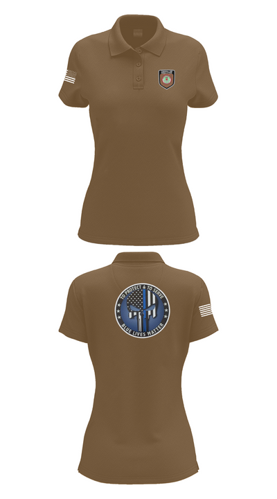 Policía Municipal de Carolina 96327149 Women's Short Sleeve Performance Polo  - 14