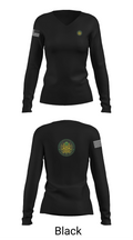 377th MP CO 44505821 Women's Long Sleeve V-neck Shirt - 37