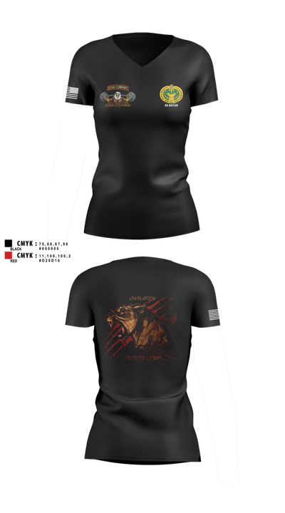 Echo Company 66068178 Women's Short Sleeve V-neck Shirt - 5