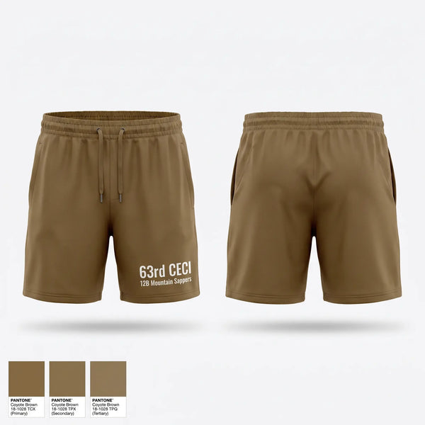Athletic Shorts With Pockets, 63rd CEC-I, Army, Teamtime, Team time, sublimation, custom sports apparel, team uniforms, spirit wear, spiritwear, sports uniforms, custom shirts, team store, custom team store, fundraiser sports, apparel fundraiser