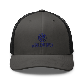 Local Evictions LLC Retro Trucker Hat | Yupoong 6606
