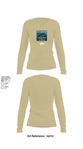 BESS 9465728 Women's Long Sleeve V-neck Shirt - 78